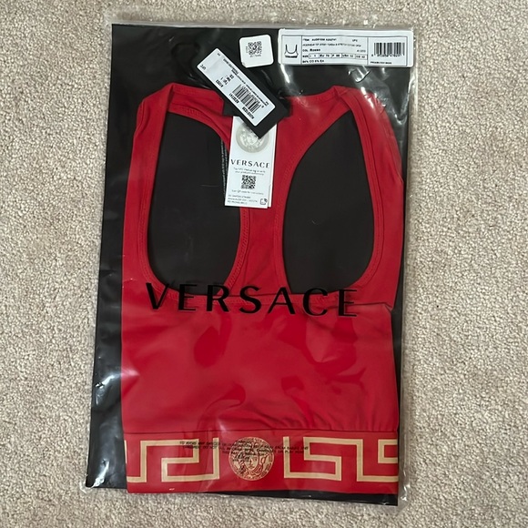 Versace Greca Racerback Sport Bra - Picture 2 of 13